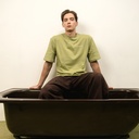 Yangoodsisburma Green Graphic Premium Cotton Tee Small