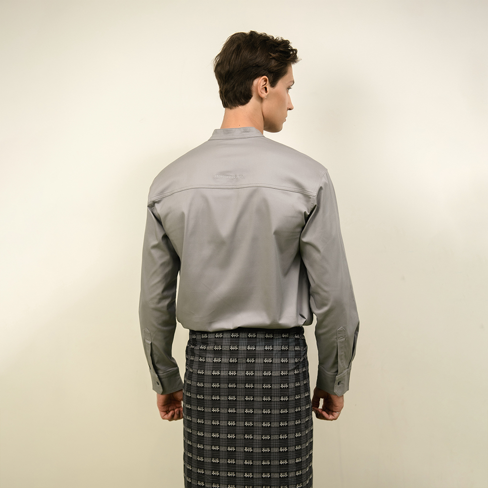 Yangoodsisburma Grey Shirt Small
